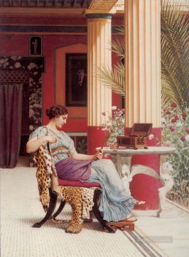 宝石の棺 新古典主義の女性 ジョン・ウィリアム・ゴッドワード Oil Paintings